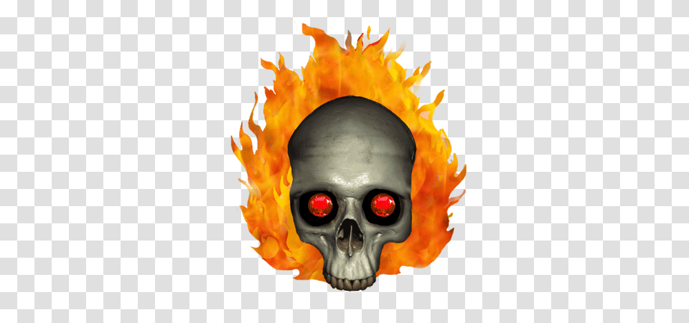 Cool Skull Clip Art Skull, Head, Alien, Fire, Flame Transparent Png