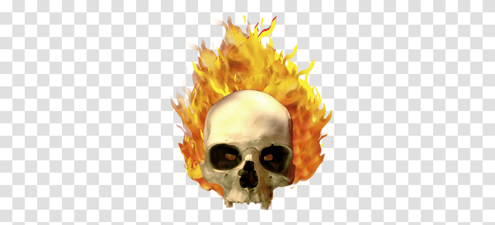 Cool Skull Clip Art Skull With Flames, Costume, Head, Fire, Alien Transparent Png