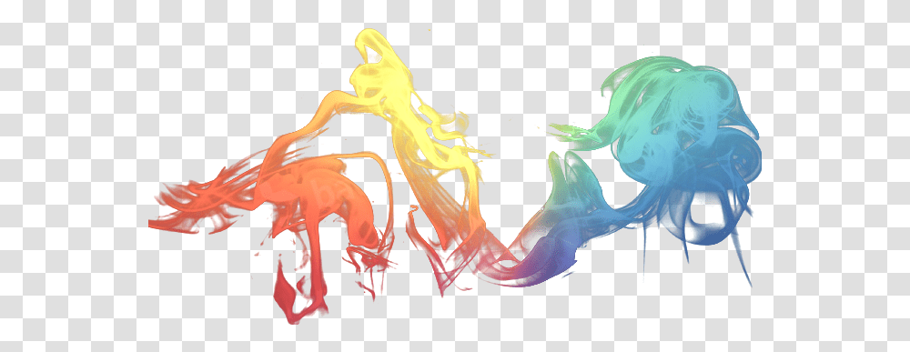 Cool Smoke Multicolor Smoke Multi Color, Person, Art, Invertebrate, Animal Transparent Png