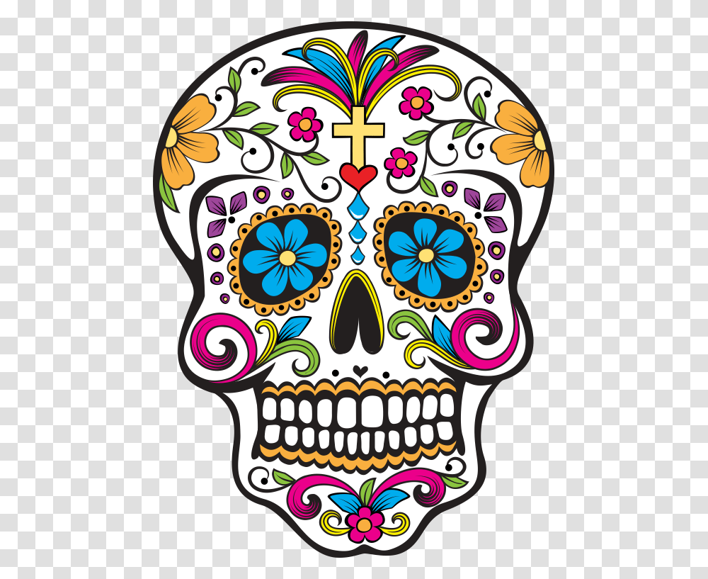 Cool Stuff In Sugar Skull, Doodle, Drawing Transparent Png