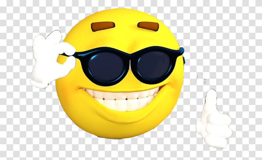 Cool Sunglasses Emoji Coolguy Cool Guy Sunglasses Emoji, Accessories, Accessory, Helmet Transparent Png