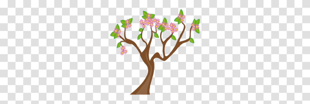 Cool Tree Cliparts, Flower, Plant, Blossom Transparent Png