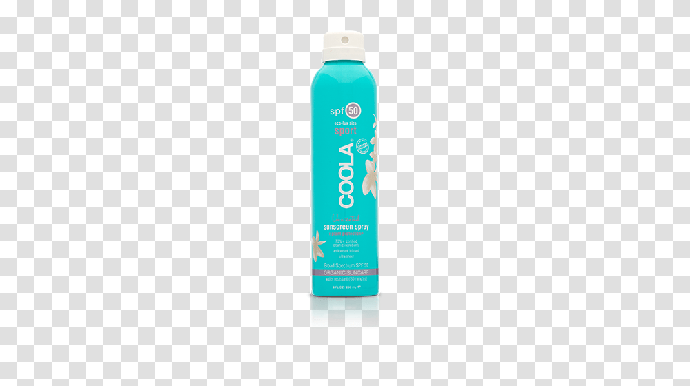 Coola Sport Spf Suncreen Spray Unscented Coola Suncare Nz, Bottle, Shaker, Aluminium, Tin Transparent Png