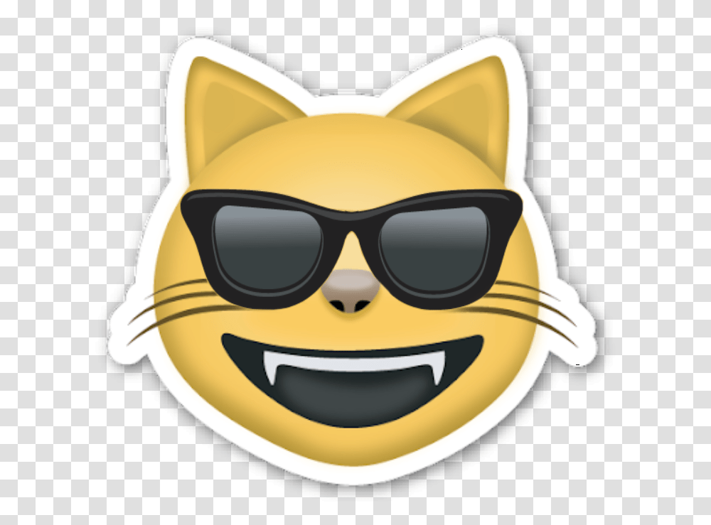 Coolcat Emoji Freetoedit Emoji Gato, Helmet, Sunglasses, Accessories, Label Transparent Png