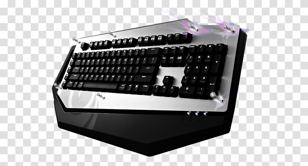 Cooler Master Keyboard Alumunium, Computer Keyboard, Computer Hardware, Electronics, Laptop Transparent Png