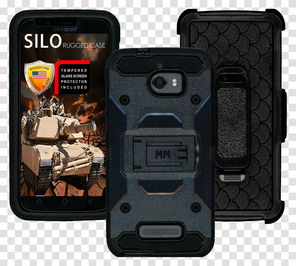 Coolpad Defiant Mm Silo Rugged Case Black, Machine, Electronics, Mobile Phone, Cell Phone Transparent Png
