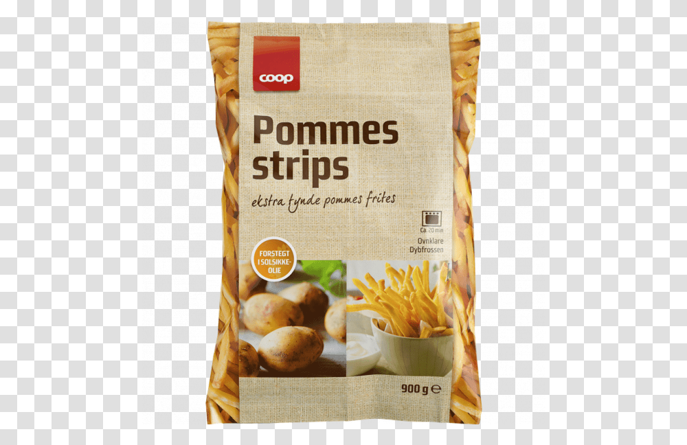 Coop French Fries 900g Fusilli, Plant, Food, Vegetable, Bread Transparent Png
