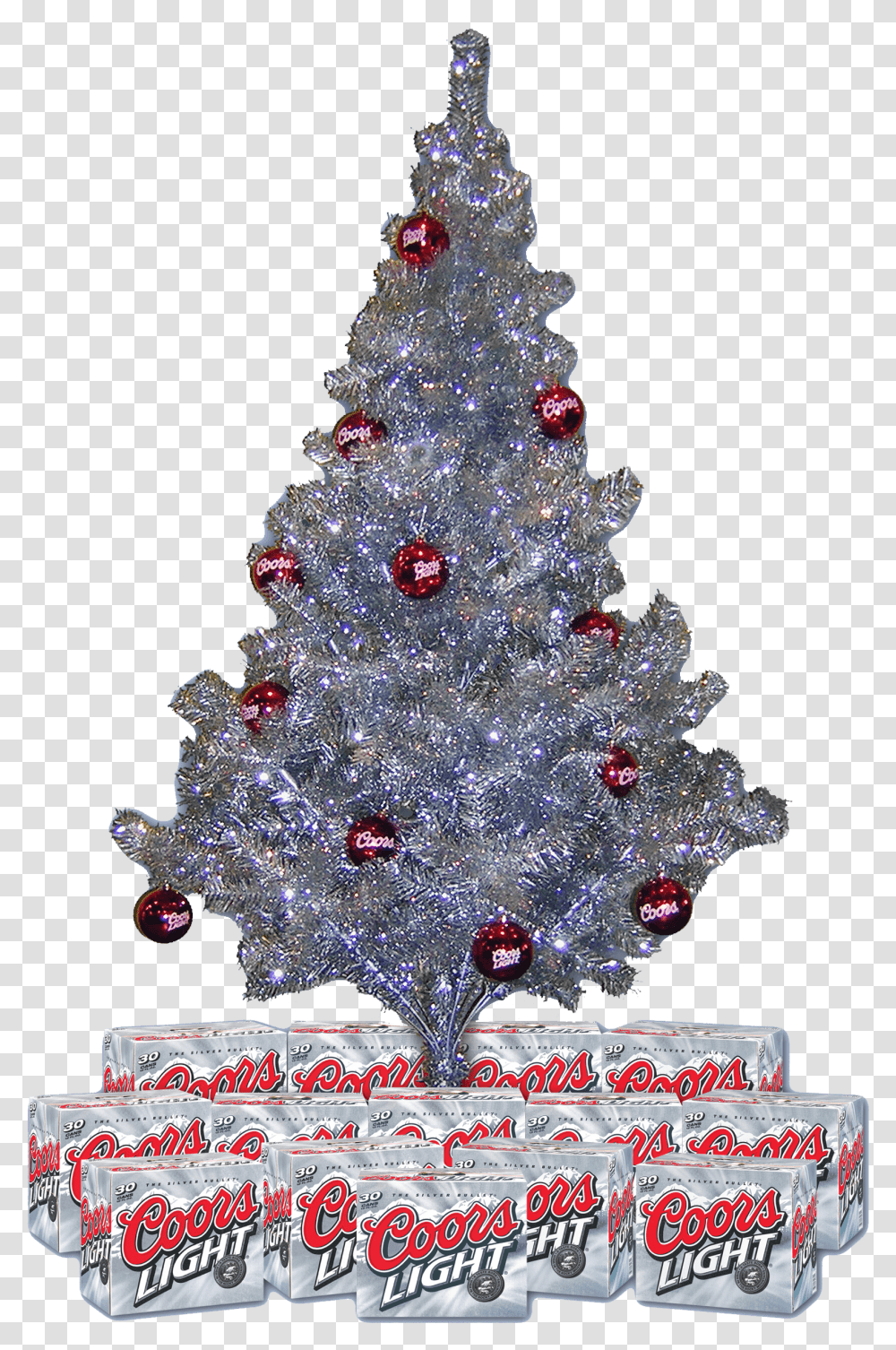 Coors Christmas Tree Crewdesign Popdisplays Advertising Light Transparent Png