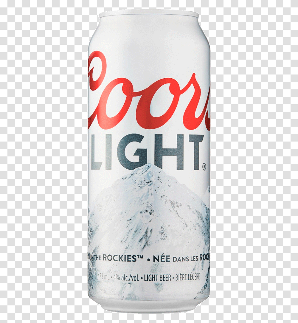 Coors Light 473 Ml Coors Light Can, Beverage, Soda, Tin, Aluminium Transparent Png