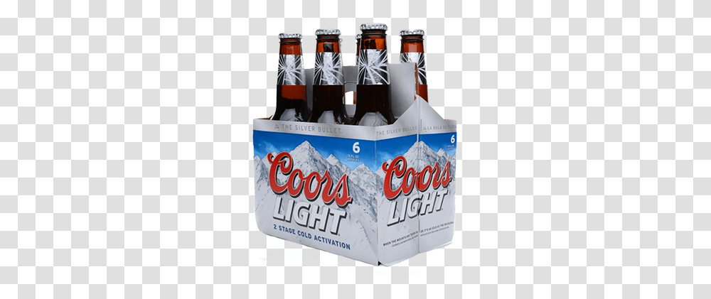 Coors Light Beer 24 Pack 12 Fl Oz Ice Beer, Alcohol, Beverage, Drink, Bottle Transparent Png