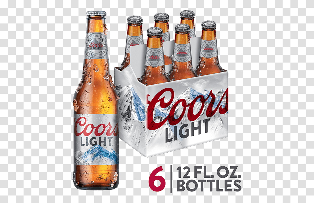 Coors Light, Beverage, Drink, Beer, Alcohol Transparent Png