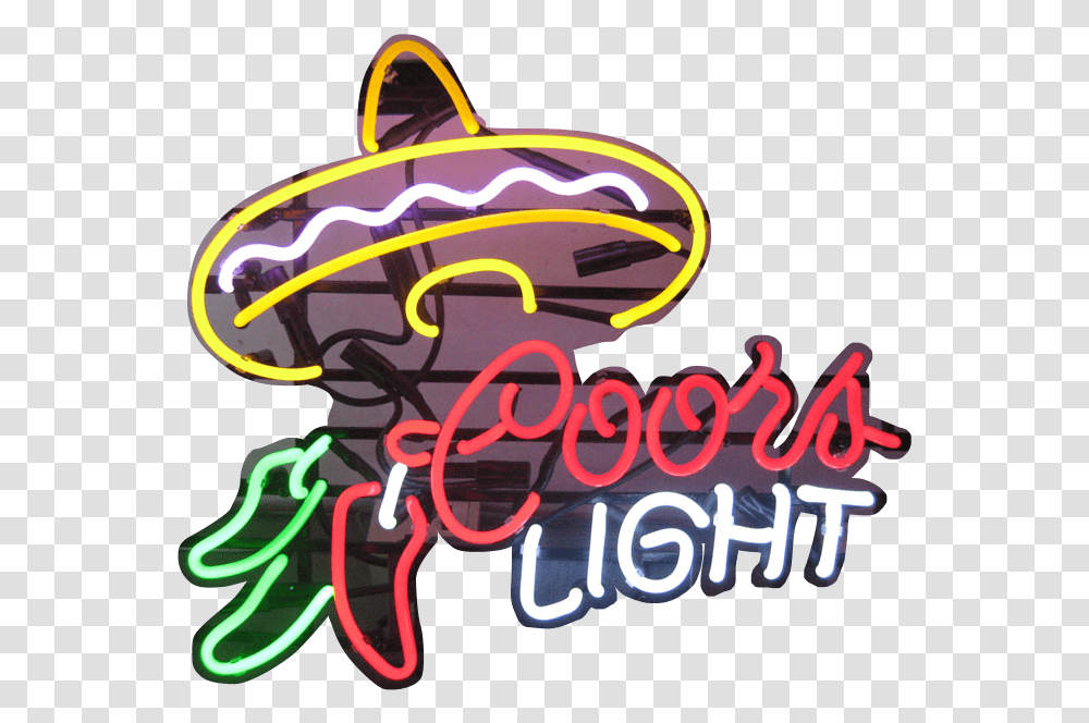 Coors Light Mexican Neon Sign Illustration Full Size Logo, Dynamite, Bomb, Weapon, Weaponry Transparent Png