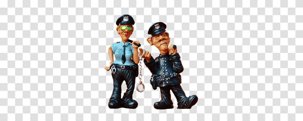 Cop Transport, Figurine, Person, Costume Transparent Png