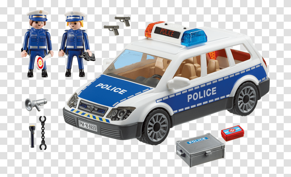 Cop Car Lights Playmobil, Vehicle, Transportation, Automobile, Police Car Transparent Png