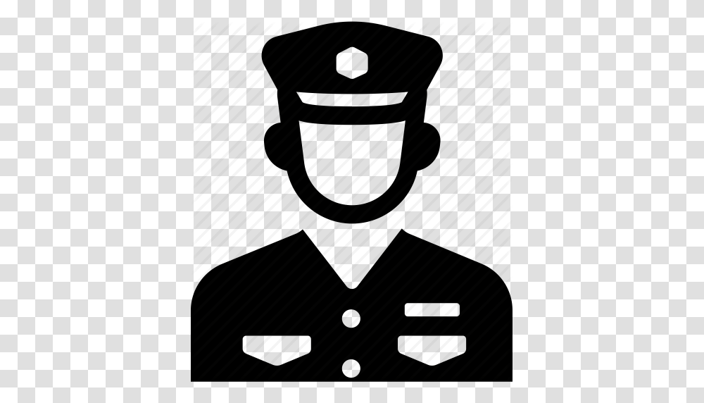 Cop Crew Guard Hotel Police Security Staff Icon, Piano, Apparel, Helmet Transparent Png