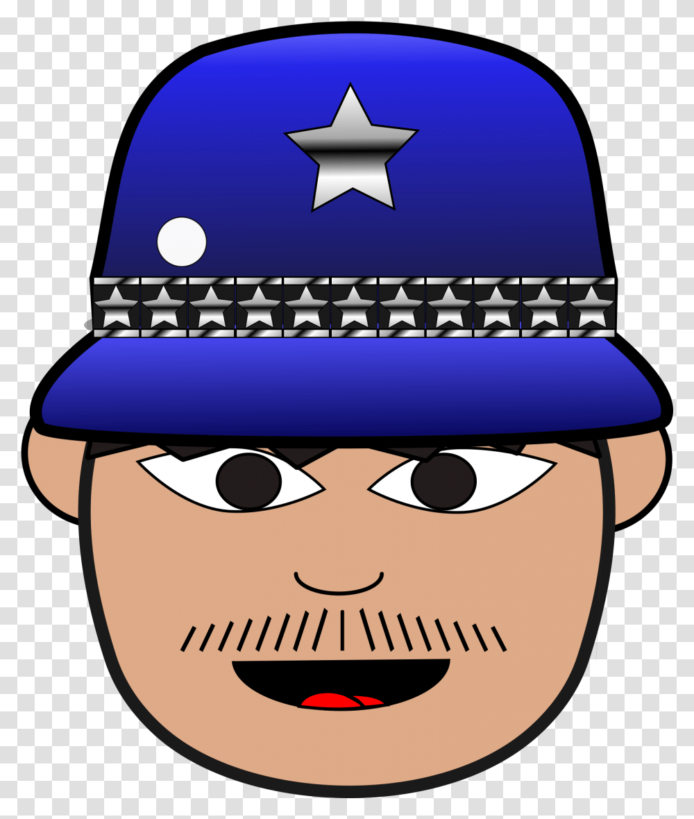Cop Hat Police Light Blue Svg Clip, Clothing, Apparel, Star Symbol Transparent Png