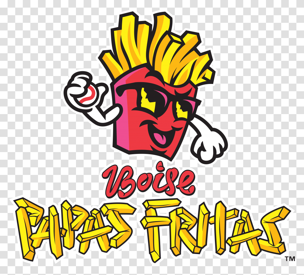 Copa De La Diversin Unveils New Logos Mlbcom Boise Papas Fritas Logo, Label, Text, Art, Crowd Transparent Png