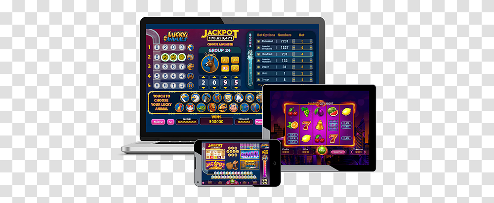 Copacabana Gaming Lcd Display, Arcade Game Machine, Scoreboard, Slot, Gambling Transparent Png