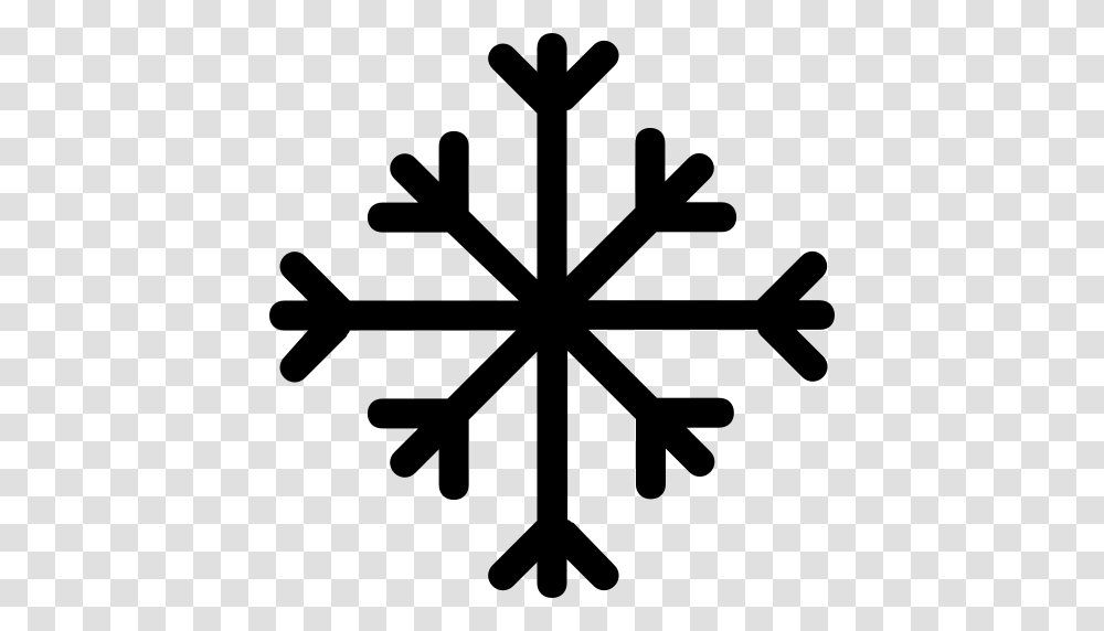 Copo De Nieve De Forma De Cristal, Cross, Snowflake, Stencil Transparent Png