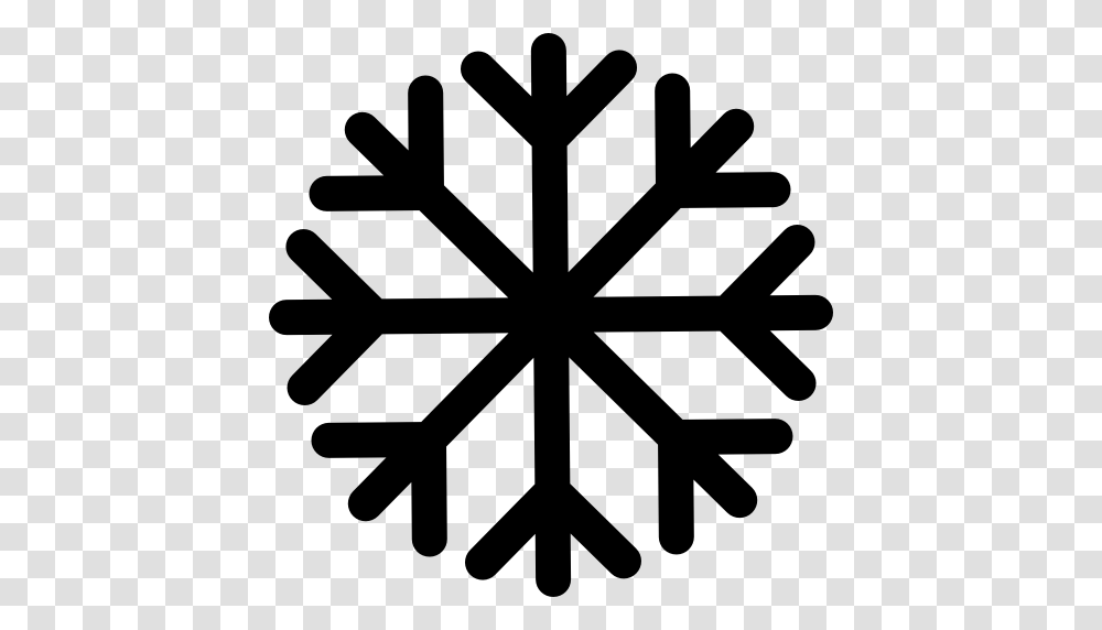 Copo De Nieve Forrado Descargar Iconos Gratis, Cross, Snowflake, Stencil Transparent Png
