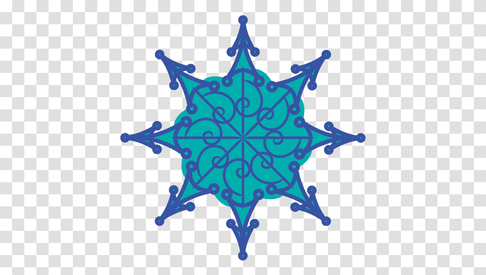 Copos De Nieve Tipo Mandalas Circle, Ornament, Pattern, Fractal, Horse Transparent Png