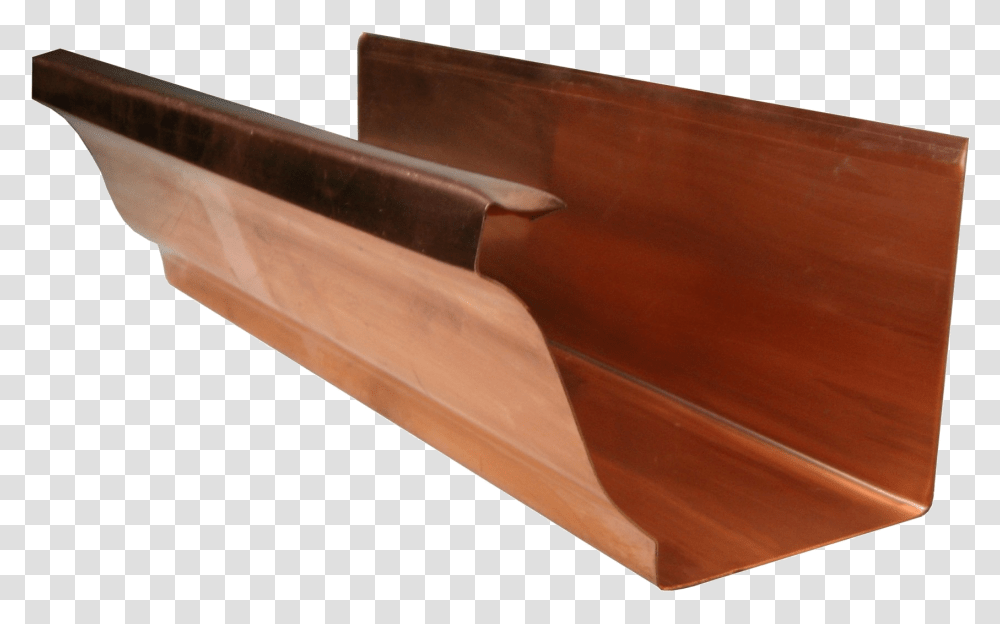 Copper 6 Inch K Style Gutter, Box, Wood, Sled, Axe Transparent Png