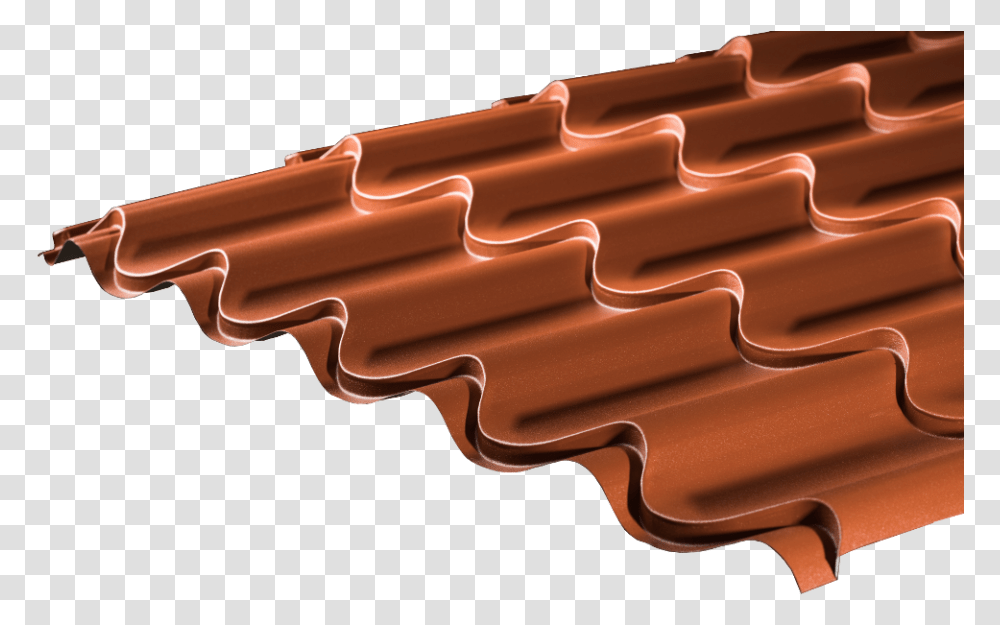 Copper Brown Tile Form Sheeting Eco Tile Iron Sheets, Gun, Weapon, Weaponry, Roof Transparent Png