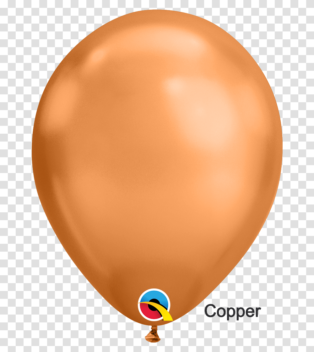 Copper Chrome Latex Balloons Transparent Png
