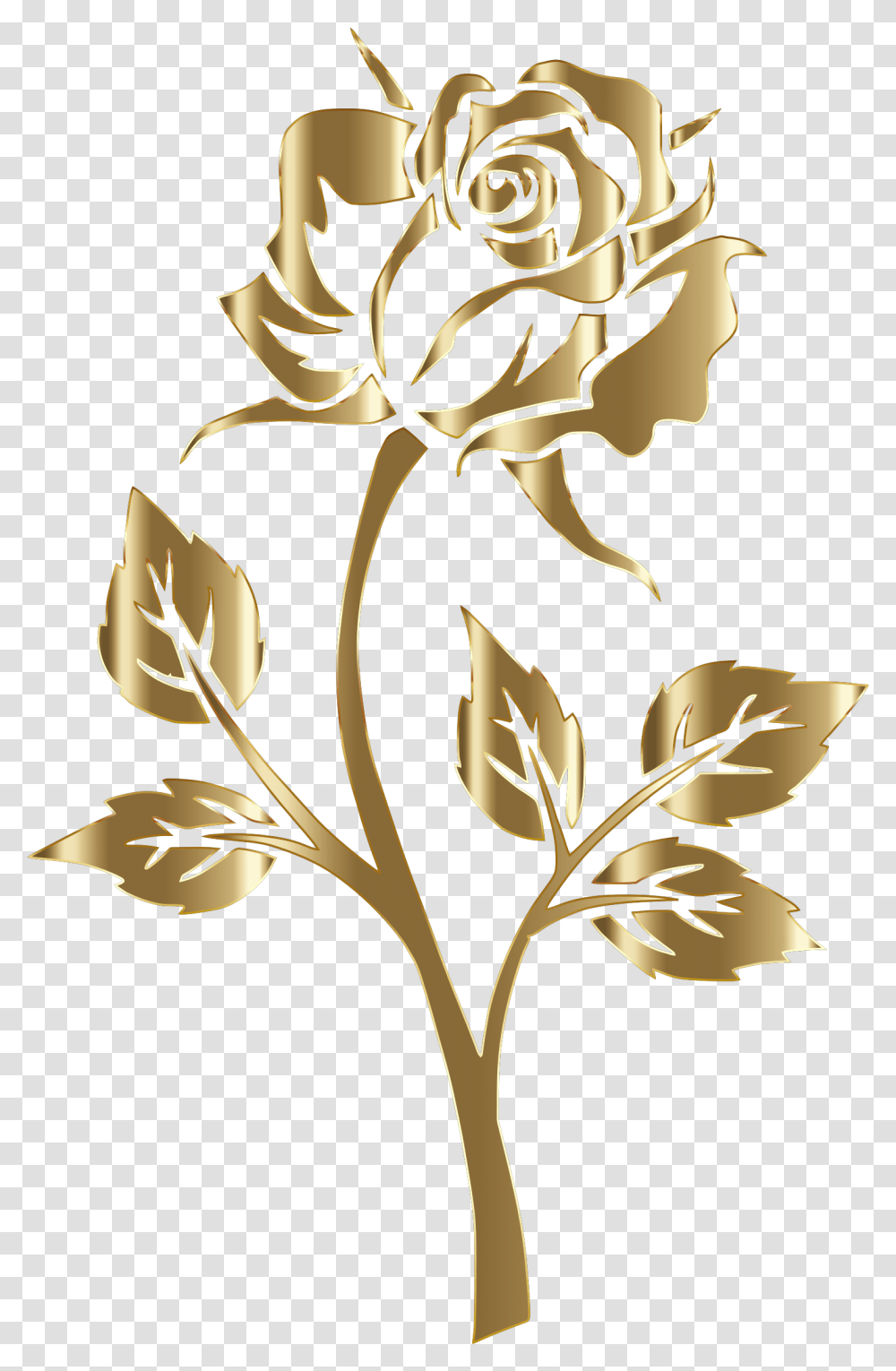 Copper Rose Silhouette No Background Clip Arts Red Rose Beauty And The Beast, Floral Design, Pattern, Plant Transparent Png