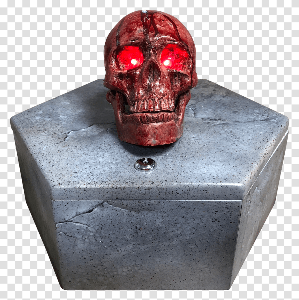 Copper Skull Coin Box Escape Room Prop Skull Transparent Png