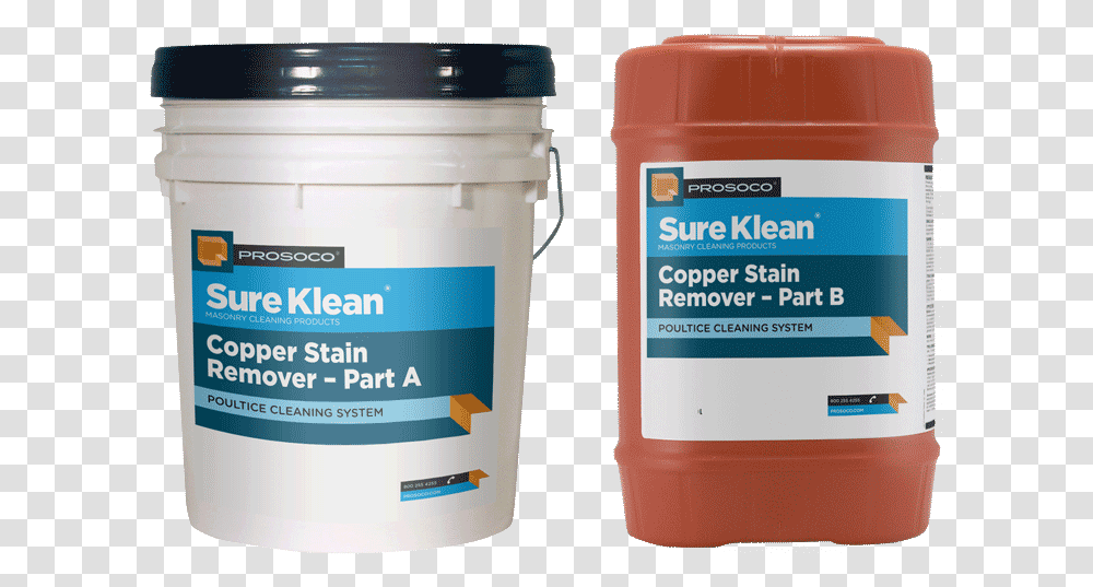 Copper Stain Remover Prosoco Sure Klean Heavy Duty Concrete Cleaner, Paint Container, Bucket, Box Transparent Png