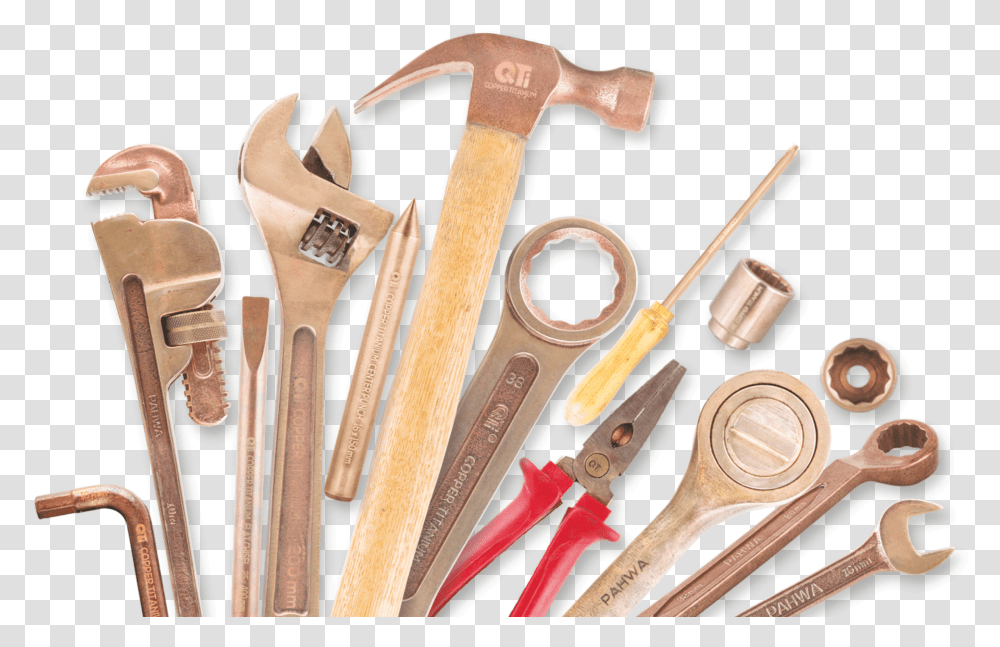 Copper Titanium Non Sparking Safety Hand Tools Transparent Png