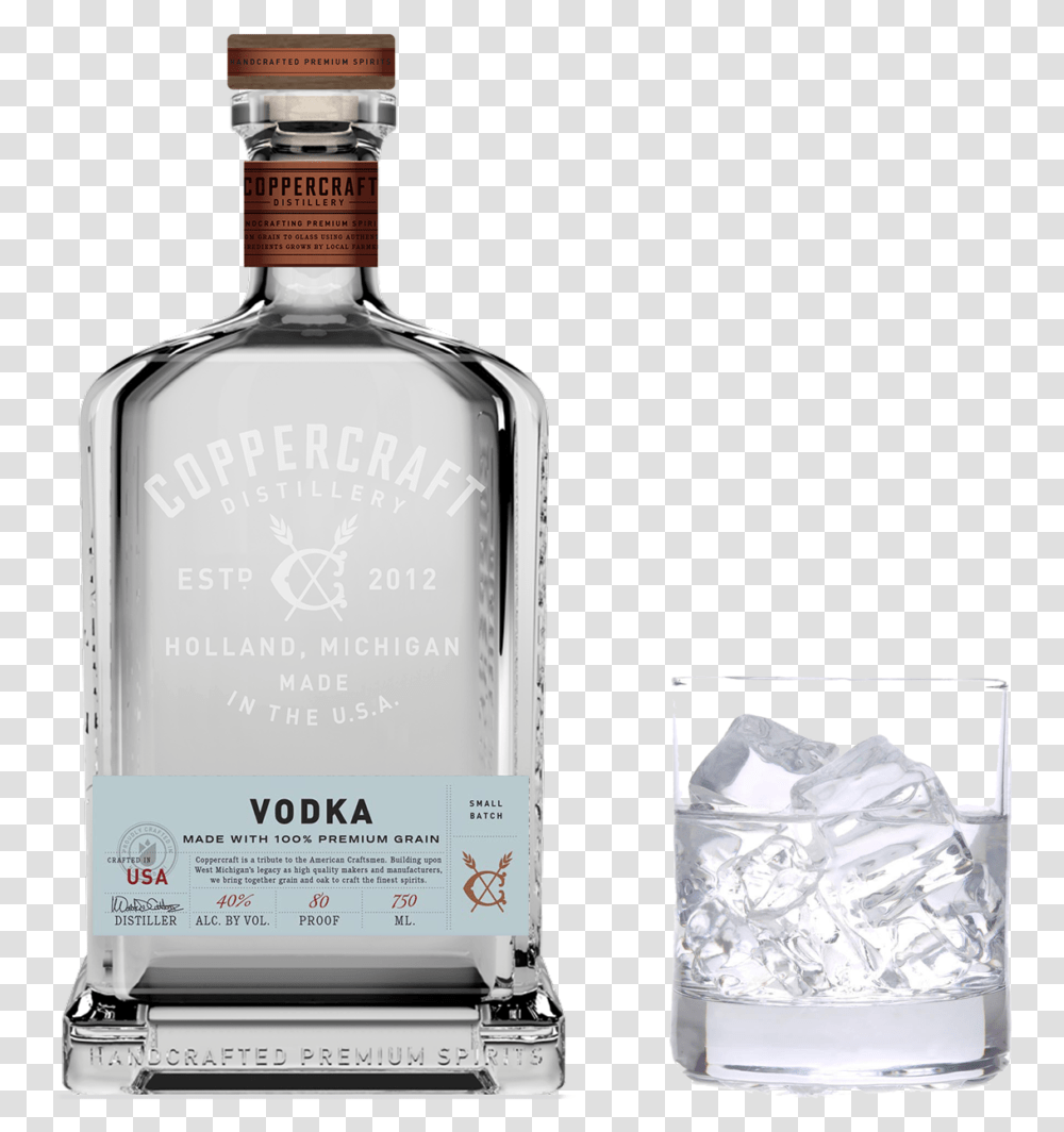 Coppercraft Distillery Vodka, Liquor, Alcohol, Beverage, Drink Transparent Png