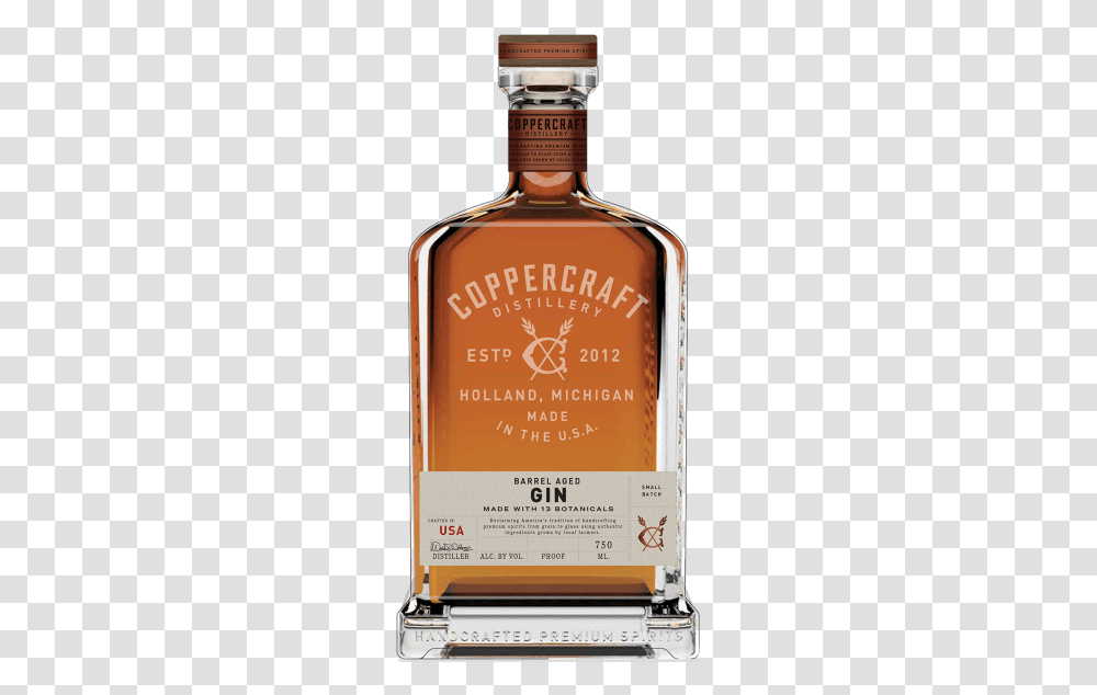 Coppercraft Straight Bourbon, Bottle, Liquor, Alcohol, Beverage Transparent Png