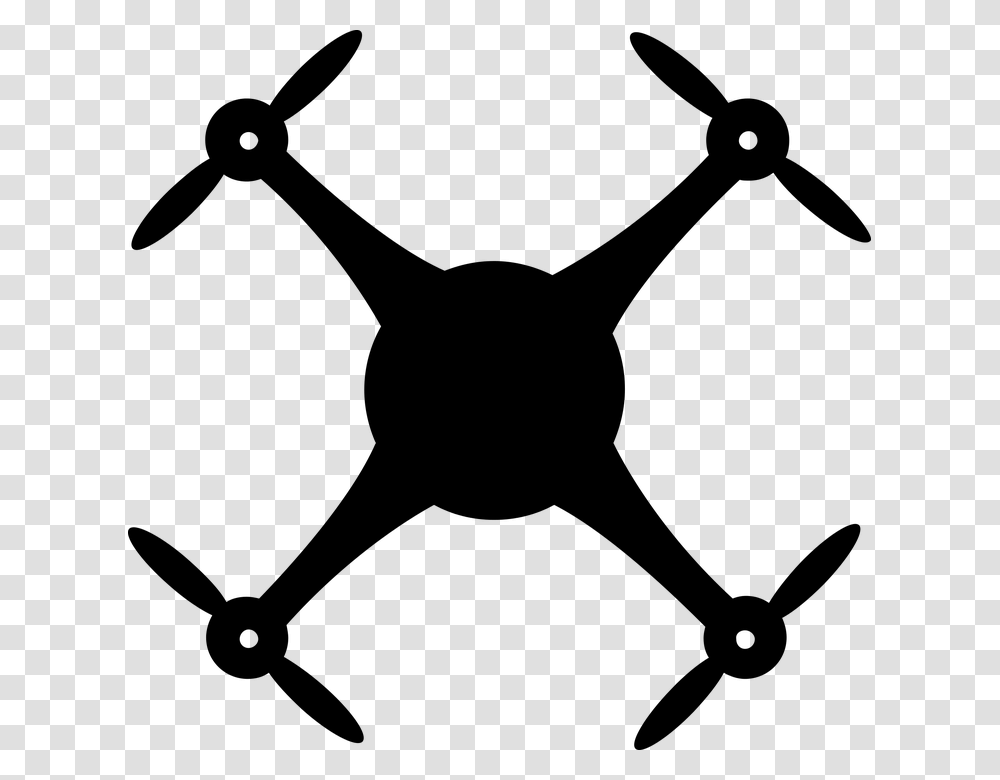 Copter Drone Float Hover Quad Clip Art Drone, Gray, World Of Warcraft Transparent Png