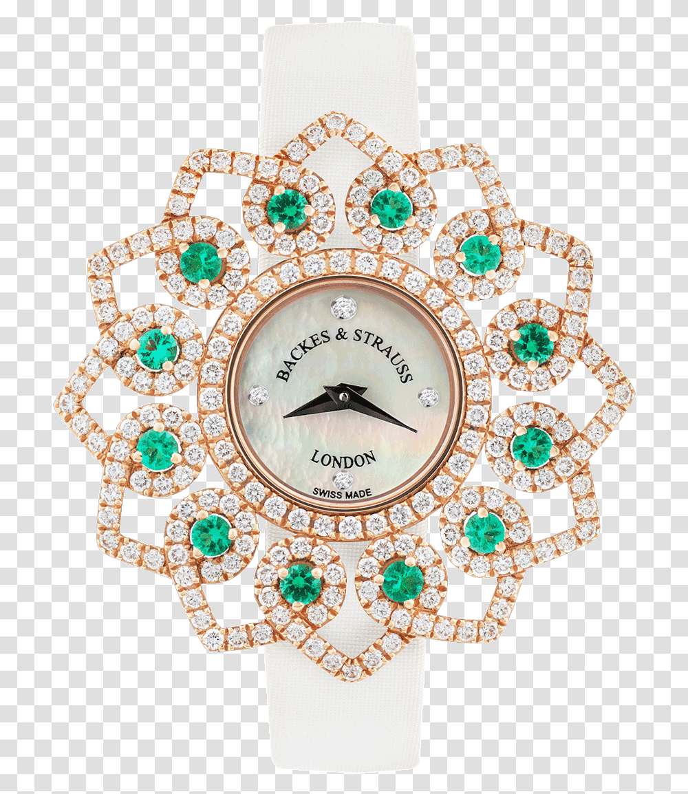 Copy Of Victoria Brilliant Emerald Green Luxury Diamond Analog Watch, Wall Clock, Analog Clock, Clock Tower, Architecture Transparent Png