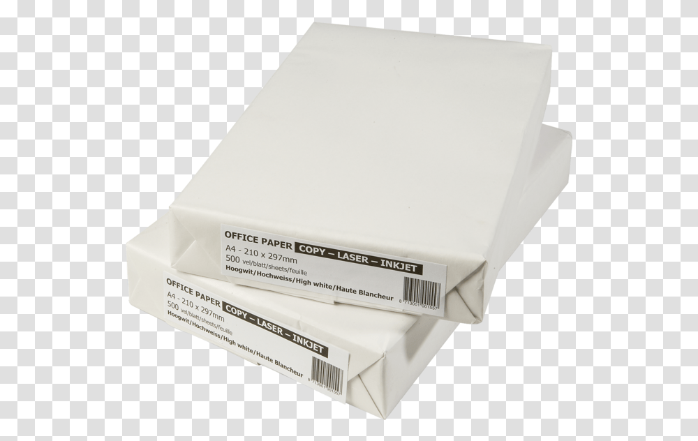 Copy Paper A4 297x210mm White Copy Paper, Box, Furniture, Tabletop, File Folder Transparent Png