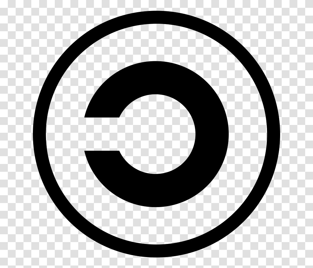 Copyleft Image Circle, Logo, Trademark, Rug Transparent Png