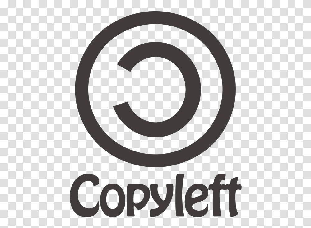Copyleft Picture Circle, Logo, Trademark, Spiral Transparent Png