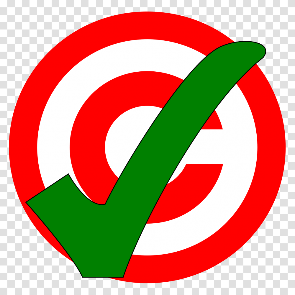 Copyright Checkmark, Logo, Trademark Transparent Png