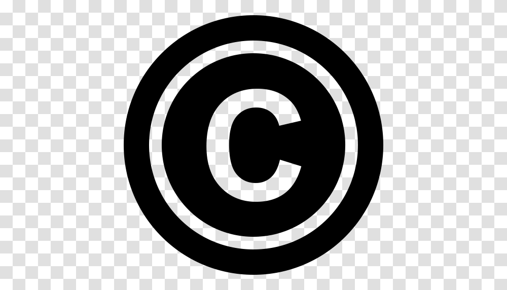 Copyright, Icon, Alphabet Transparent Png