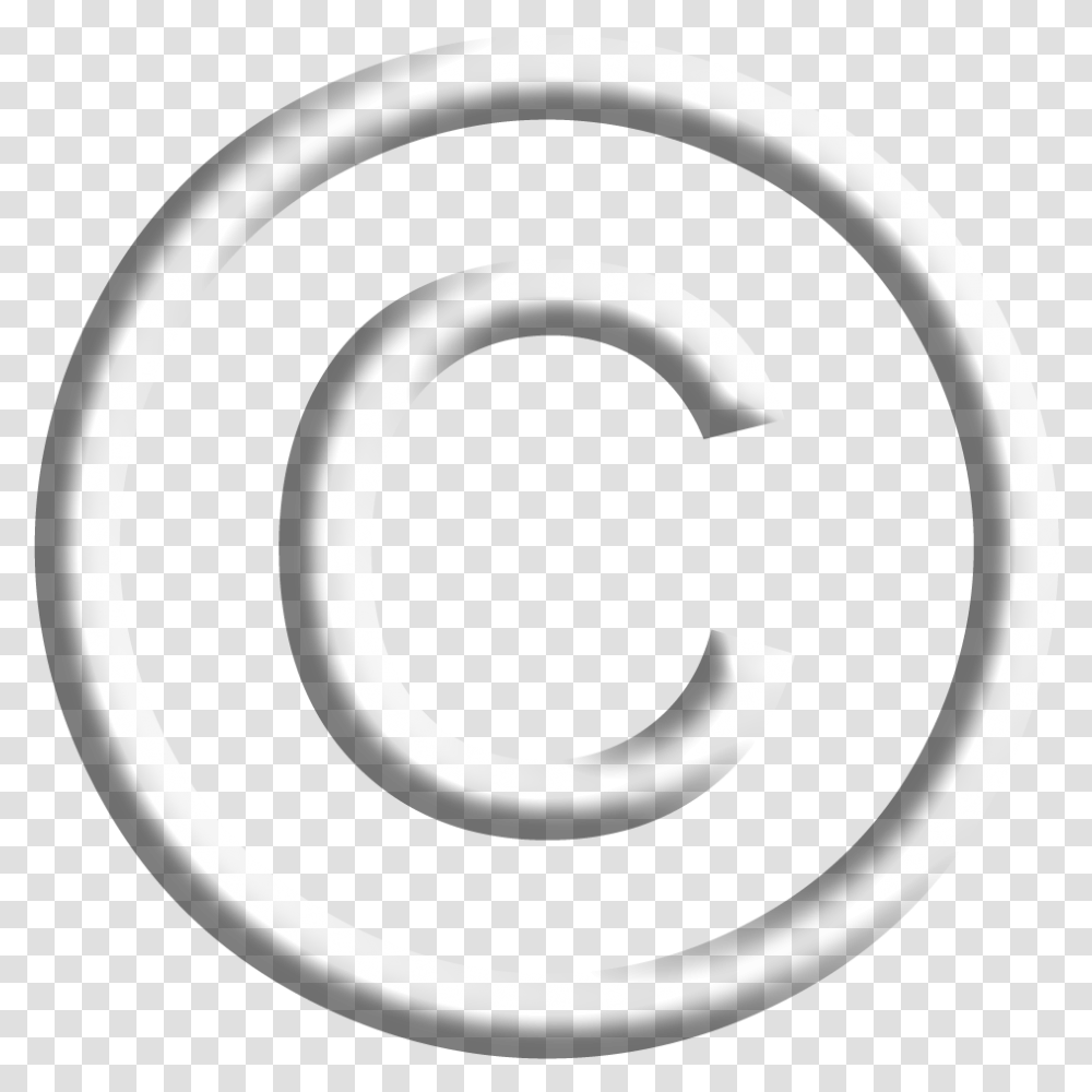 Copyright Logo 7 Image Circle, Text, Symbol, Stencil, Label Transparent Png