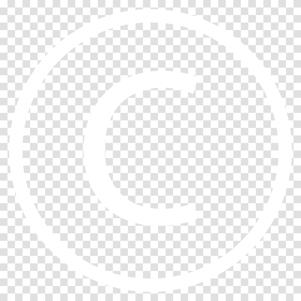 Copyright Logo White, Label, Sticker Transparent Png