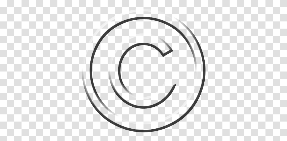 Copyright Symbol Clipart Circle, Label, Text, Sticker, Spiral Transparent Png