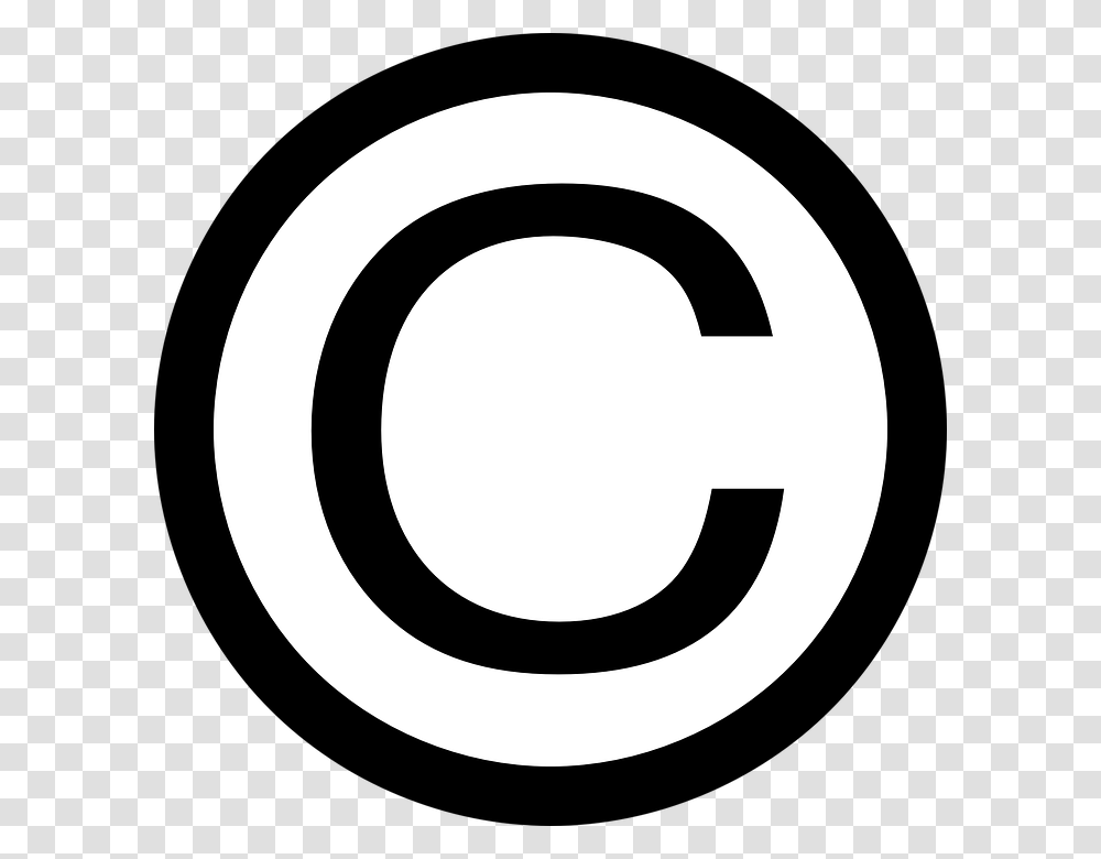 Copyright Symbol Sign Black White Circled Capital All Rights Reserved, Tape, Logo, Trademark Transparent Png