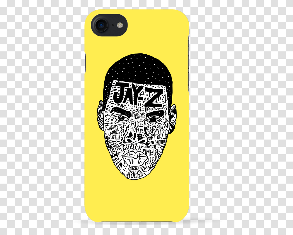 Coque 3d Iphone 7 Jay Z Head De Nick Cocozza Mobile Phone Case, Label, Sticker Transparent Png