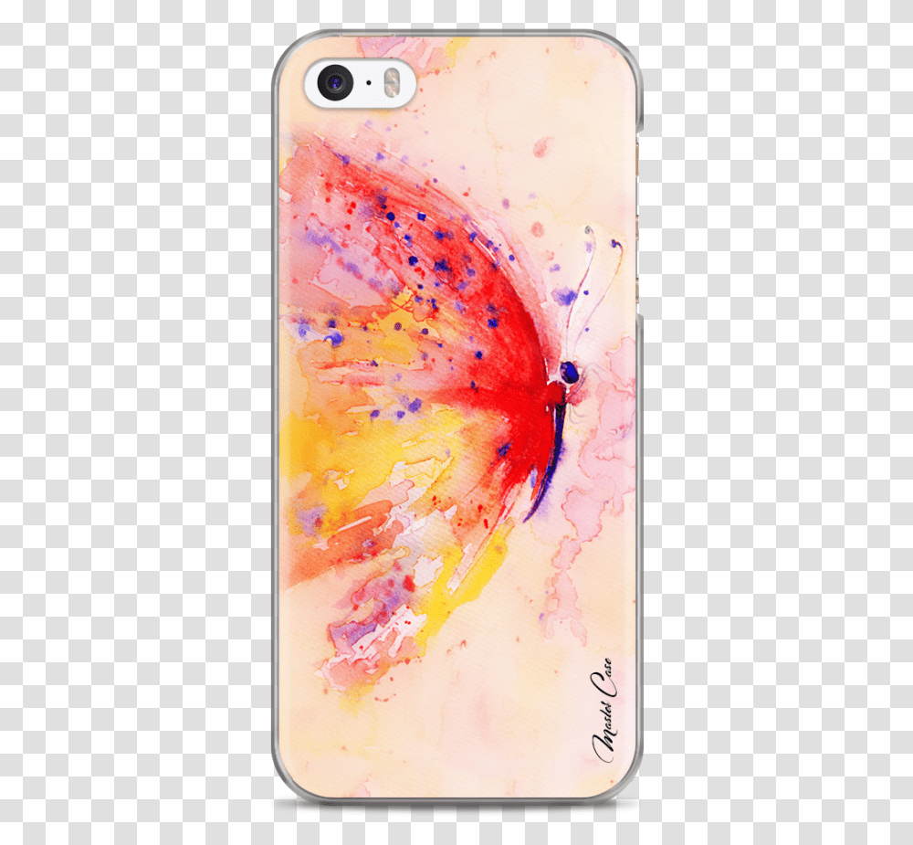 Coque Iphone 5c Lovely Watercolor Butterfly Mobile Phone, Paint Container, Modern Art, Palette, Painting Transparent Png