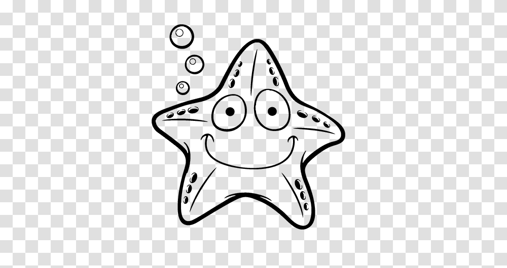 Coqui Drawing Sketch For Free Download On Ya Webdesign, Star Symbol, Animal, Sea Life, Stencil Transparent Png
