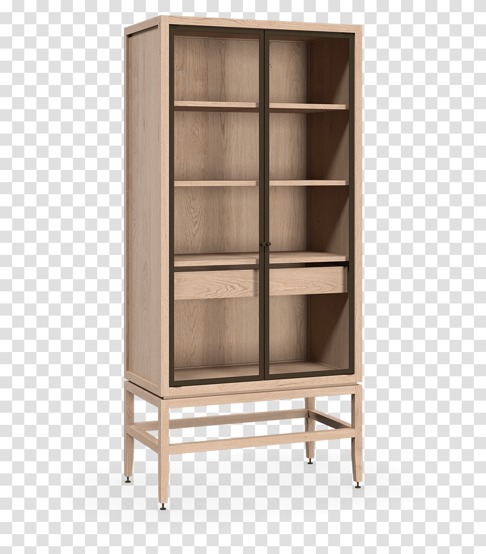 Coquo Volitare White Oak Solid Wood Modular 2 Glass Bookcase, Furniture, Cupboard, Closet, Cabinet Transparent Png