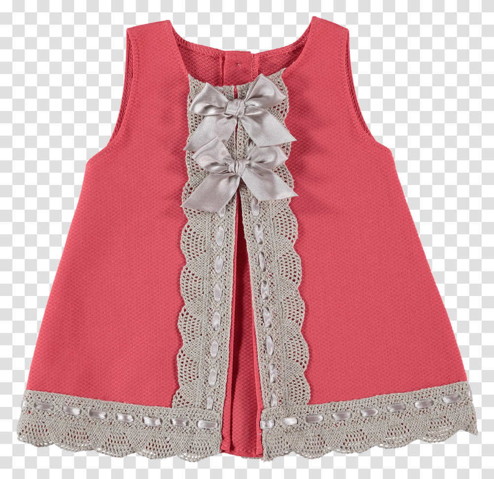 Coral Baby Dress By Juliana, Apparel, Blouse, Tank Top Transparent Png